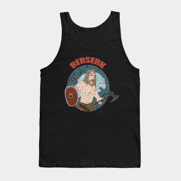 viking warrior Tank Top by Ragna.cold